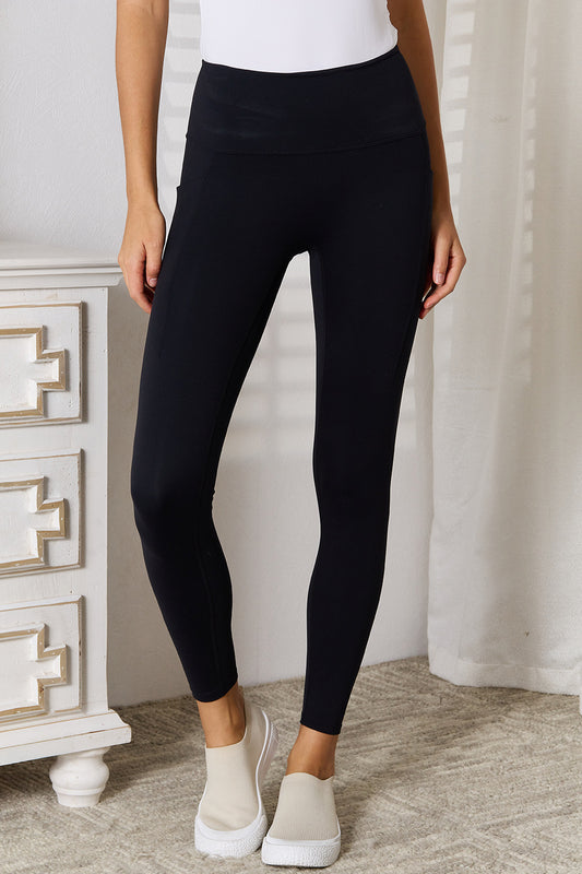 Basic Bae Wide Waistband Sports Leggings